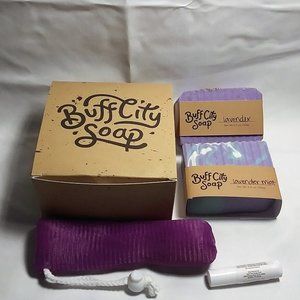 NEW Buff City Soap Gift Set Lavender Scent